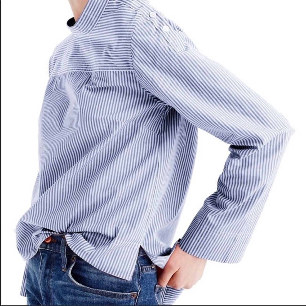 J Crew funnel neck shirt